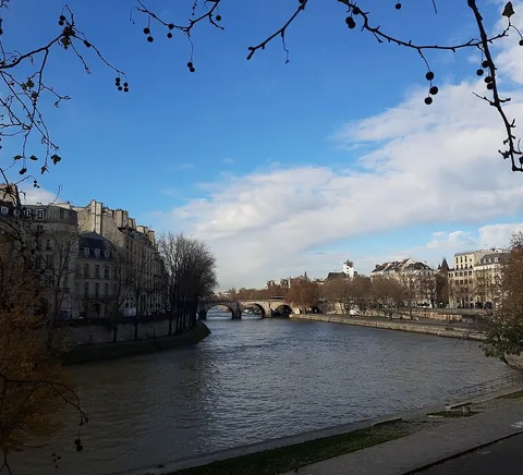 English: Seine from Pont de Sully, Paris